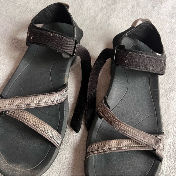 Teva Verra Strappy Cushioned Outdoor Sport Comfort Sandal Antiguous Black Multi - Picture 14 of 17